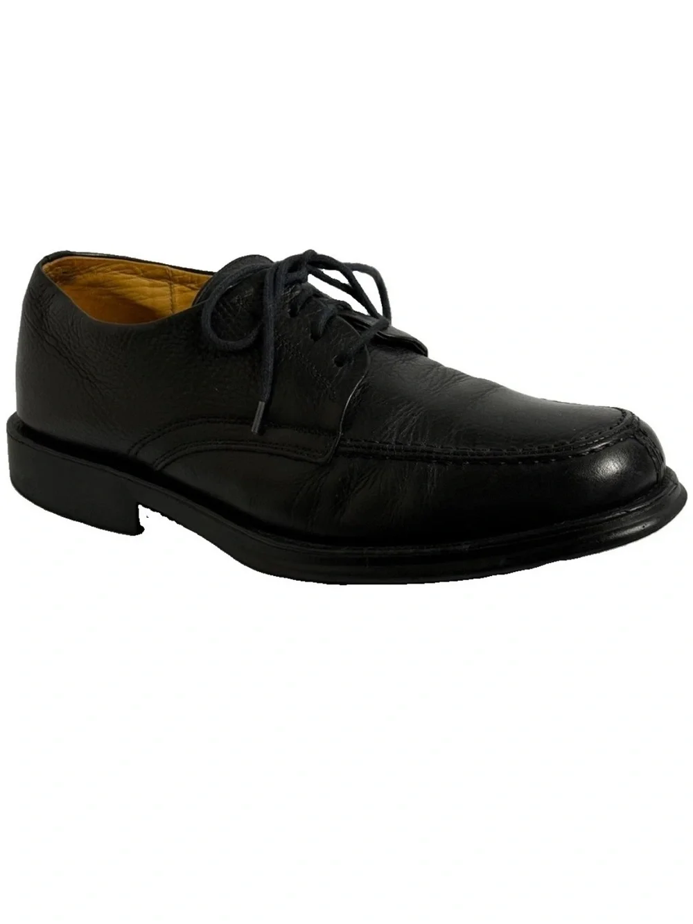 Sandro Moscoloni Vineyard Men's 8.5 D Black Leather Casual Oxford Shoes Comfort